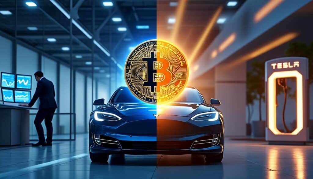 découvrez comment microstrategy et tesla adoptent des approches diamétralement opposées face au bitcoin, analysant leurs stratégies d'investissement et leurs visions du marché des cryptomonnaies.