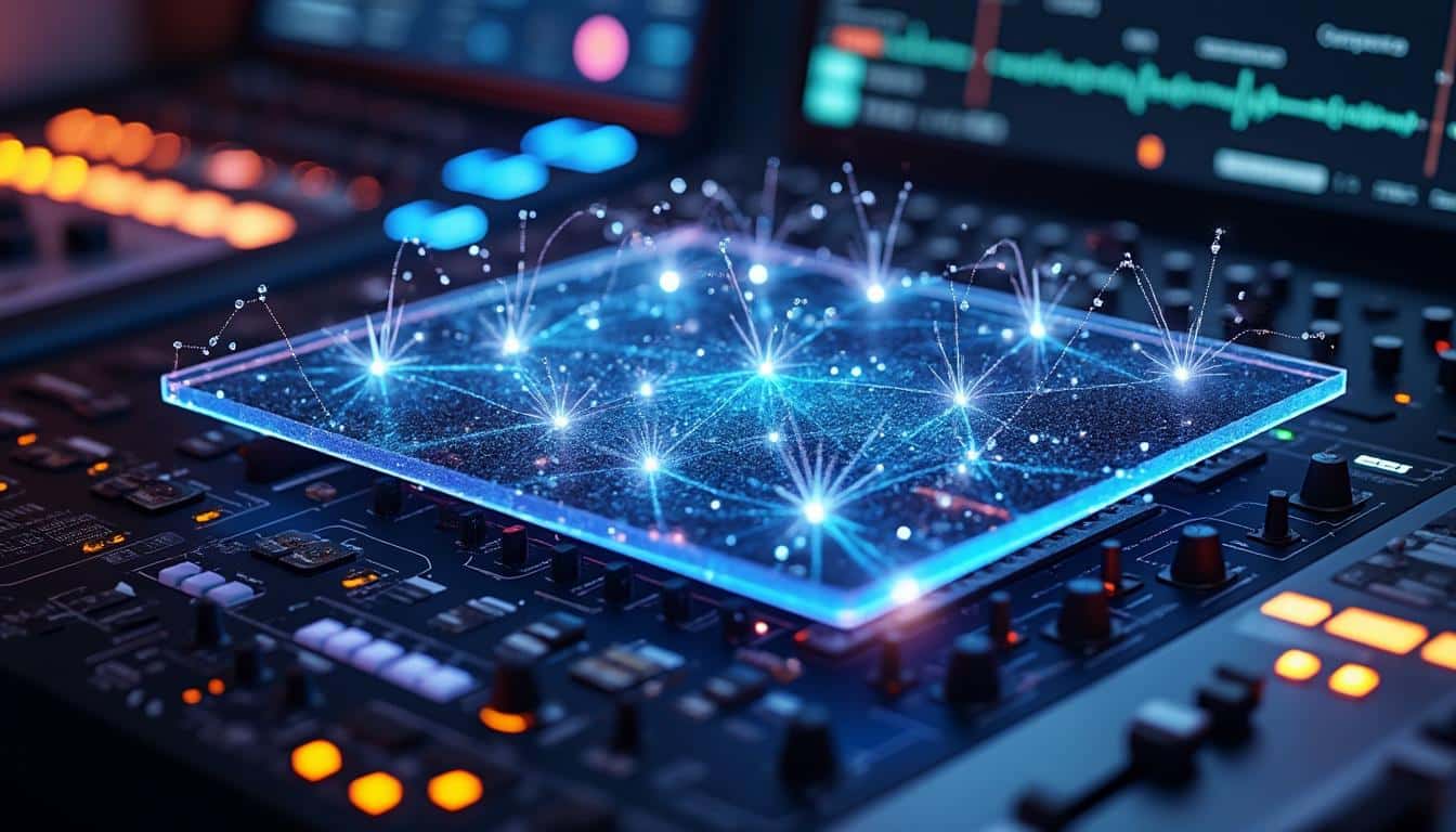 découvrez comment la blockchain impacte l'industrie musicale, en analysant le rôle de spotify, la gestion des royalties et les promesses encore non réalisées.